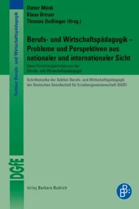 Berufs- und Wirtschaftspädagogik – Probleme und Perspektiven aus nationaler und internationaler Sicht_cover