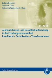 Geschlecht – Sozialisation – Transformationen_cover