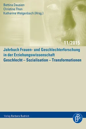 Geschlecht – Sozialisation – Transformationen