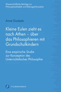 Kleine Eulen zieht es nach Athen – über das Philosophieren mit Grundschulkindern_cover