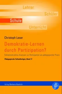 Demokratie-Lernen durch Partizipation?_cover