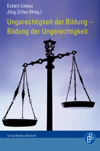 Ungerechtigkeit der Bildung – Bildung der Ungerechtigkeit_cover