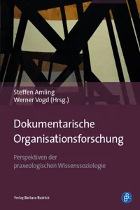 Dokumentarische Organisationsforschung_cover