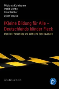 (K)eine Bildung für alle – Deutschlands blinder Fleck_cover