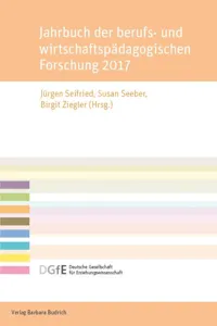 Jahrbuch der berufs- und wirtschaftspädagogischen Forschung 2017_cover