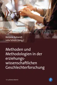 Methoden und Methodologien in der erziehungswissenschaftlichen Geschlechterforschung_cover