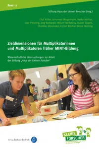 Zieldimensionen für Multiplikatorinnen und Multiplikatoren früher MINT-Bildung_cover