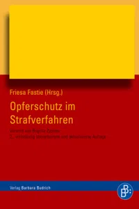 Opferschutz im Strafverfahren_cover