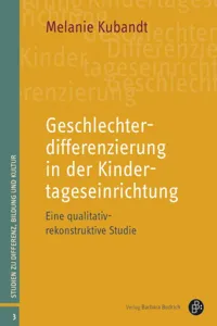 Geschlechterdifferenzierung in der Kindertageseinrichtung_cover