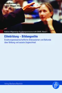 Elitebildung – Bildungselite_cover