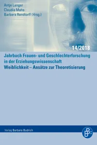 Weiblichkeit – Ansätze zur Theoretisierung_cover