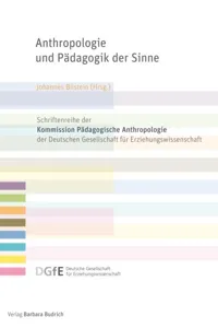 Anthropologie und Pädagogik der Sinne_cover