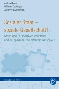 Sozialer Staat – soziale Gesellschaft?_cover