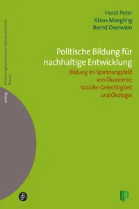 Politische Bildung für nachhaltige Entwicklung_cover