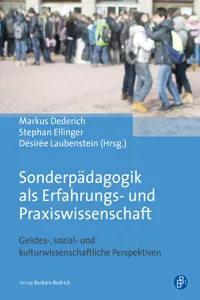 Sonderpädagogik als Erfahrungs- und Praxiswissenschaft_cover