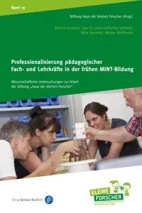 Professionalisierung pädagogischer Fach- und Lehrkräfte in der frühen MINT-Bildung_cover