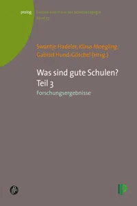 Was sind gute Schulen? Teil 3_cover