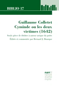 Guillaume Colletet. Cyminde ou les deux victimes_cover