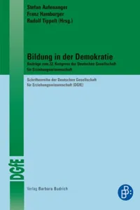 Bildung in der Demokratie_cover