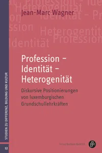 Profession – Identität – Heterogenität_cover