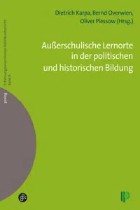 Außerschulische Lernorte in der politischen und historischen Bildung_cover