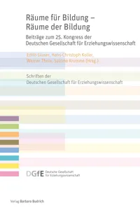 Räume für Bildung – Räume der Bildung_cover