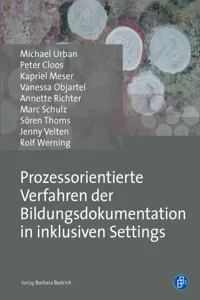 Prozessorientierte Verfahren der Bildungsdokumentation in inklusiven Settings_cover