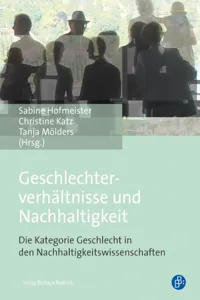 Geschlechterverhältnisse und Nachhaltigkeit_cover