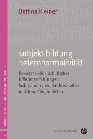 subjekt bildung heteronormativität