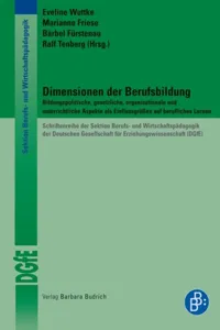 Dimensionen der Berufsbildung_cover