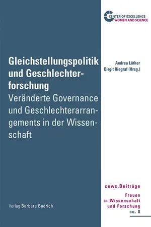 Gleichstellungspolitik und Geschlechterforschung