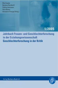 Geschlechterforschung in der Kritik_cover