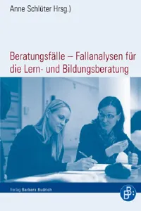 Beratungsfälle – Fallanalysen für die Lern- und Bildungsberatung_cover