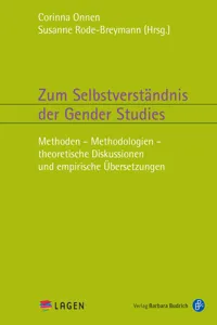 Zum Selbstverständnis der Gender Studies_cover