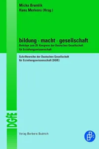 Bildung Macht Gesellschaft_cover