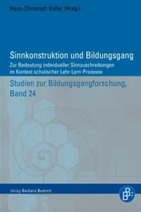 Sinnkonstruktion und Bildungsgang_cover