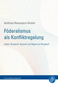 Föderalismus als Konfliktregelung_cover