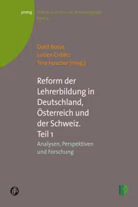 Reform der Lehrerbildung in Deutschland, Österreich und der Schweiz I_cover