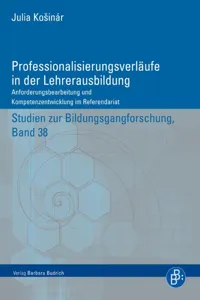 Professionalisierung in der Lehrerausbildung_cover