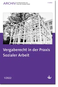 Vergaberecht in der Praxis Sozialer Arbeit_cover