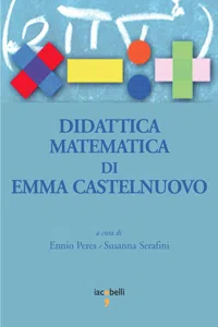 Didattica matematica di Emma Castelnuovo_cover