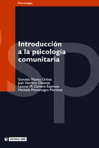 Introducción a la psicología comunitaria_cover