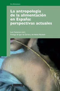 La antropología de la alimentación en España: perspectivas actuales._cover