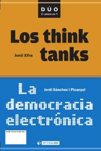 La democracia electrónica y Los think tanks_cover