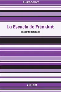 La escuela de Frankfurt_cover