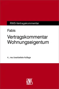 Vertragskommentar Wohnungseigentum_cover