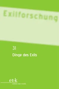 Dinge des Exils_cover