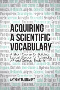 Acquiring a Scientific Vocabulary_cover