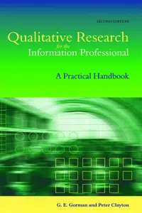 Qualitative Research for the Information Professional_cover