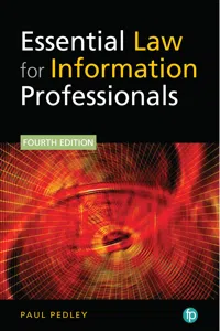 Essential Law for Information Professionals_cover